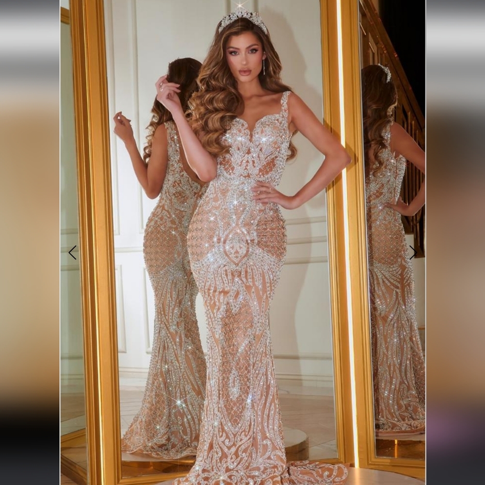 Customized Portia and Scarlett Couture Embellished Wedding Gown Dress PS21412C 8